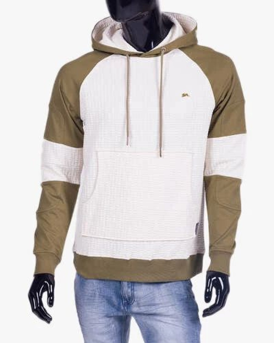 Mens Tops | * Men'S A.Tiziano Palm Hampton French Terry Color Blocked Hoodie L