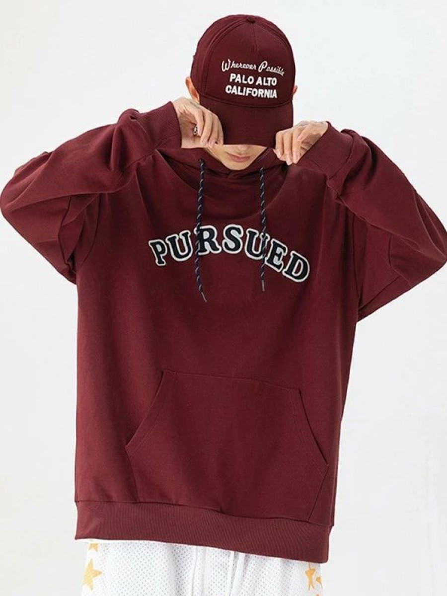 Outerwear | * Men'S Embroidered Logo Pullover Hoodie