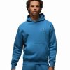 Mens Tops | * Jordan True Blue Essential Fleece Pullover Hoodie (Dq7466 485) S