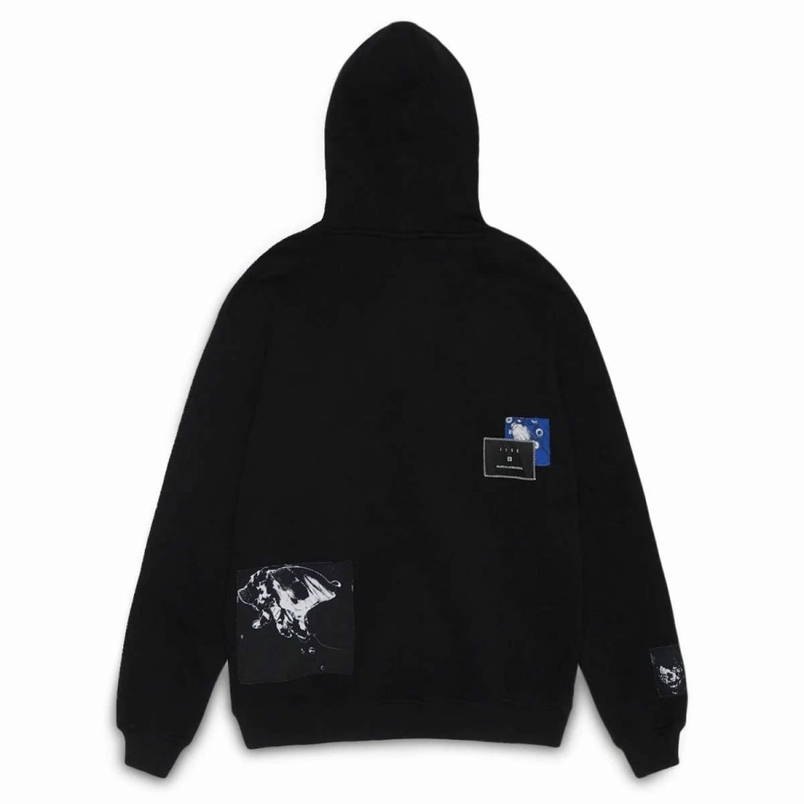 Hoodies & Sweatshirts | * Patch Hoodie Black