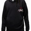 Mens Tops | * Men'S Jordan Black Graphic Fleece Pullover Hoodie (Dq7505 011) S