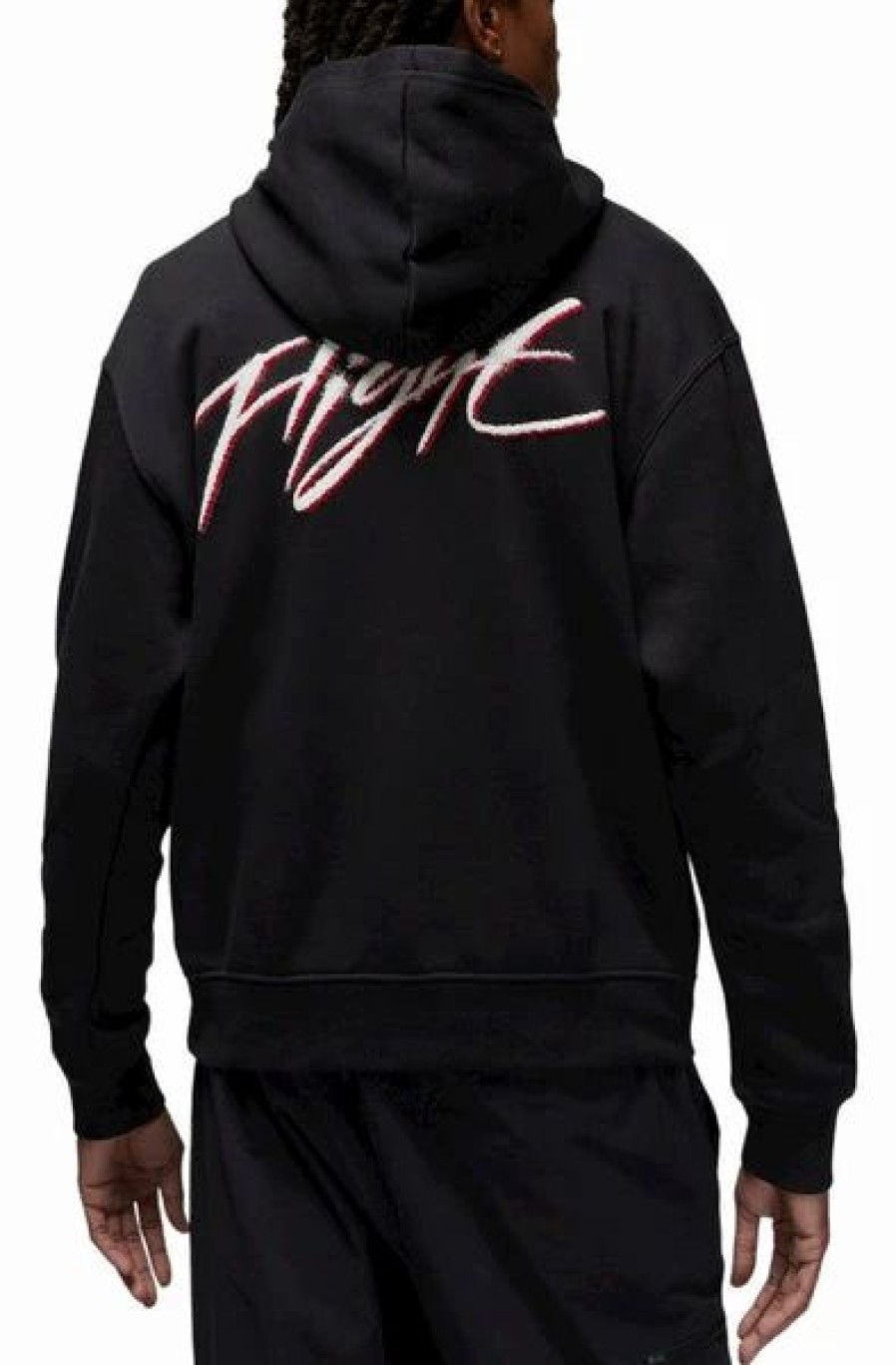 Mens Tops | * Men'S Jordan Black Graphic Fleece Pullover Hoodie (Dq7505 011) S