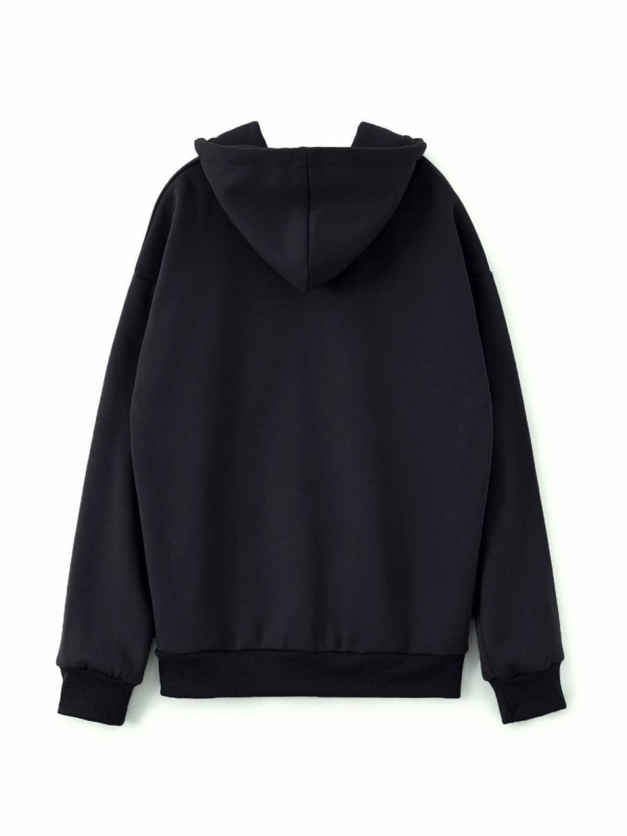 Outerwear | * Men'S Solid Color Zip Up Hoodie