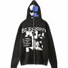 Outerwear | * Men'S Punk Skull Graphic Zip Up Hoodie