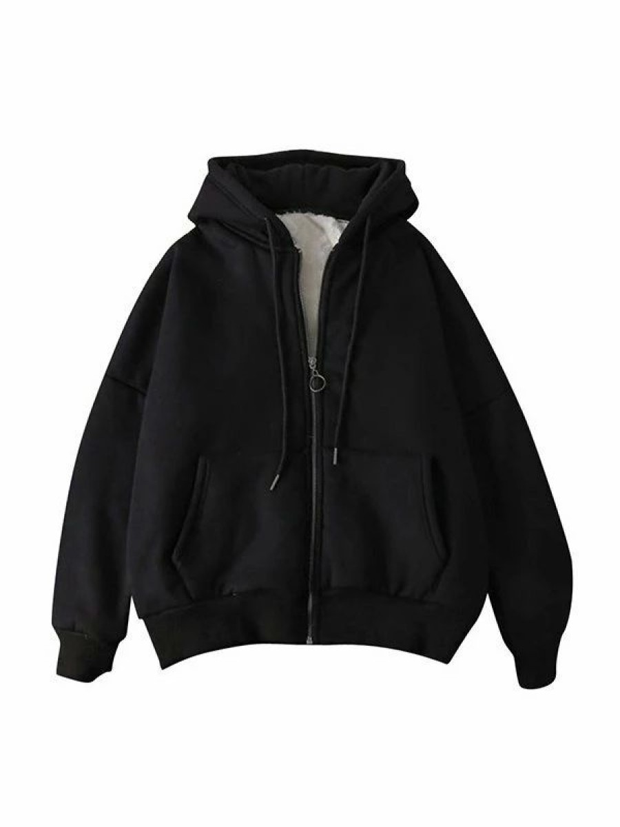 Outerwear | * Fleece Lined Thermal Zip Up Hoodie