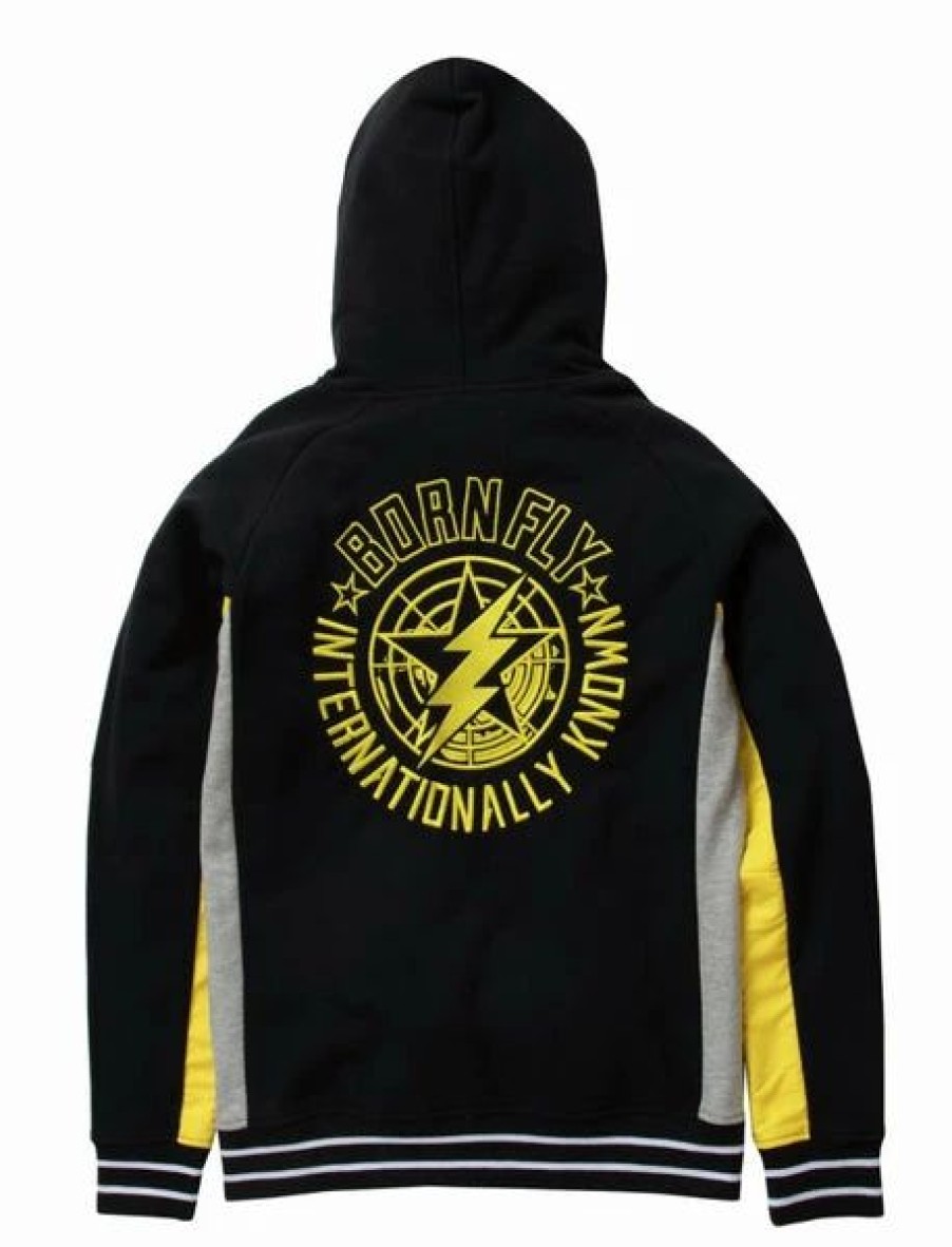 Mens Tops | * Men'S Born Fly Black Bora Bora Hoodie S