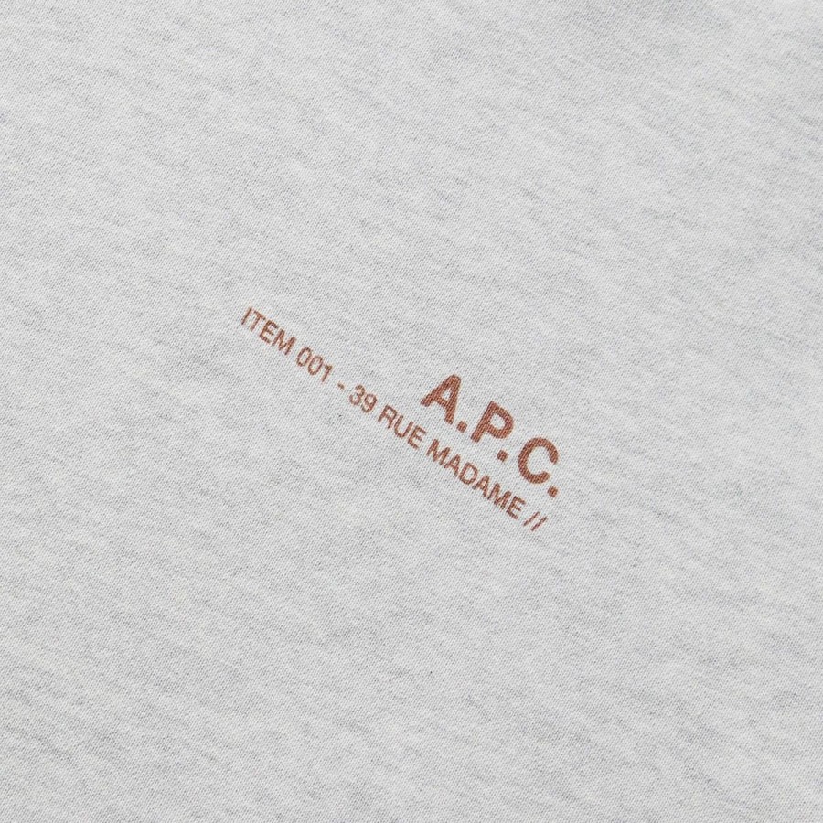 Hoodies & Sweatshirts | * A.P.C. Item Hoodie Heathered Ecru